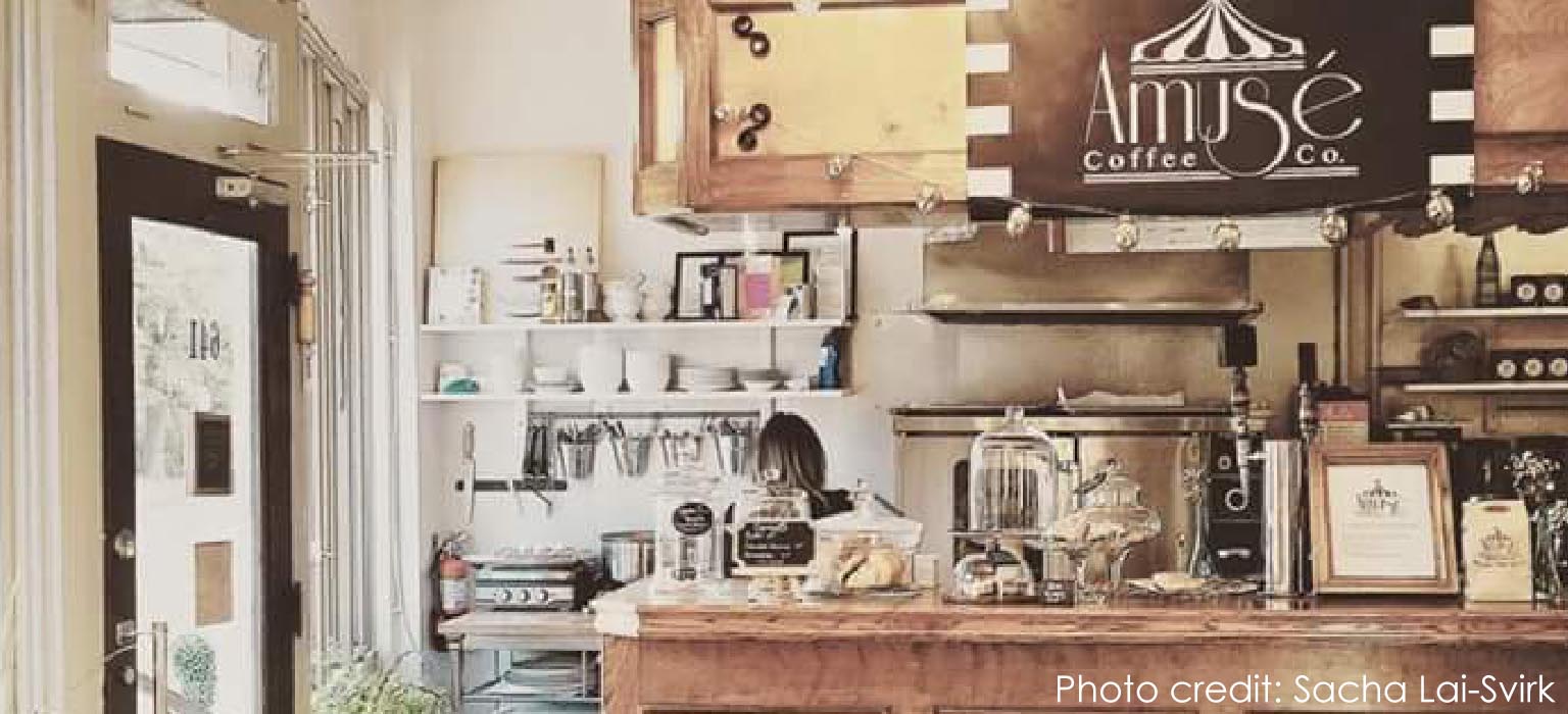 Amuse interior counter